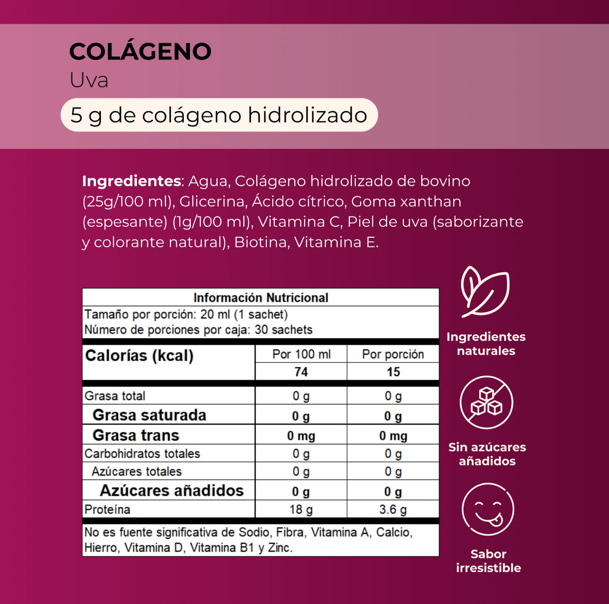 Colágeno Uva x30 + Colágeno Sandía x30