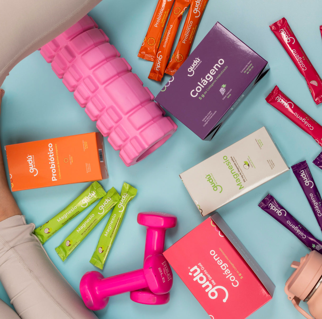 Probiótico x30 + Magnesio x30 + Colágeno x30