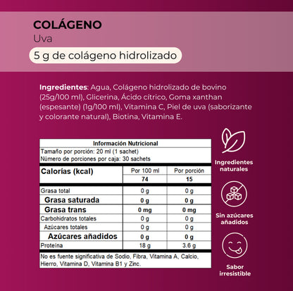 Colágeno Uva x30 + Colágeno Sandía x30
