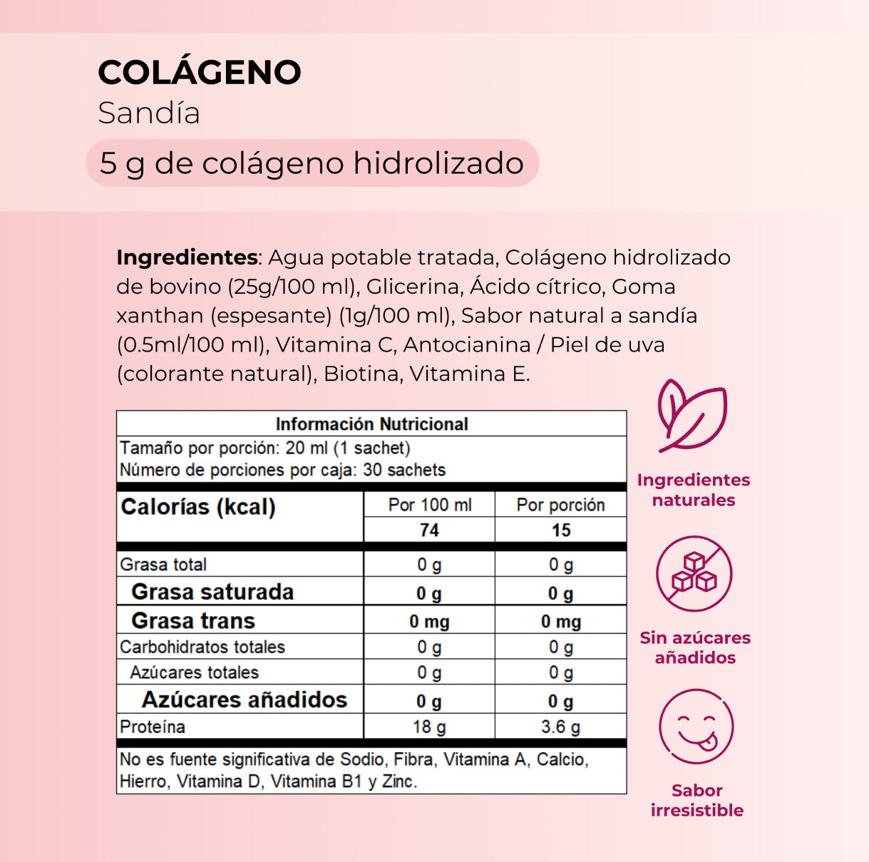 Magnesio x30 + Colágeno Sandía x10