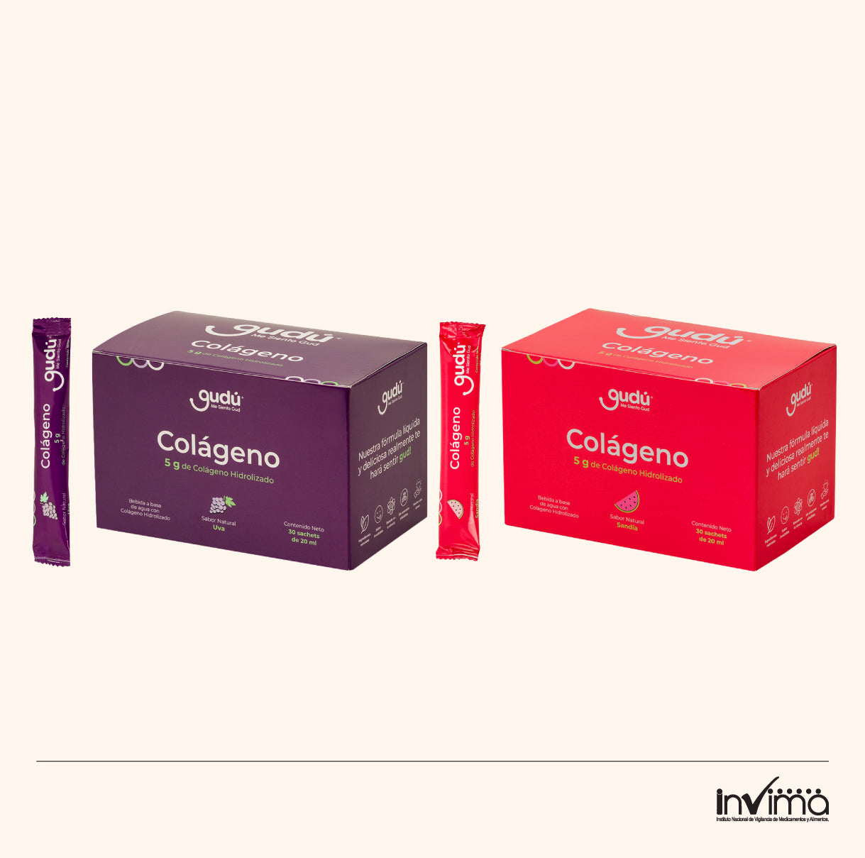 Colágeno Uva x30 + Colágeno Sandía x30